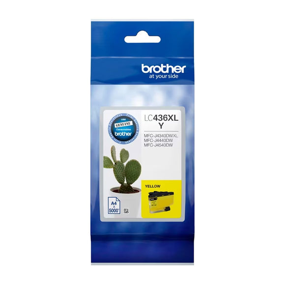 Brother LC436XL Yellow Ink Cartridge High Yield Toner LC-436XLY