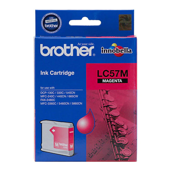 Brother LC57M Magenta Ink Cartridge Toner LC-57M