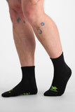 2 Pairs Bonds X-Temp 1/4 Quarter Crew Mens Cotton Cooling Athletic Sports Socks SXX72N