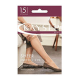 12 Pair Kayser Plus Sheer Knee Hi Black Stockings Pantyhose Tights H12200 Bulk Women