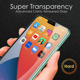 For Apple iPhone 15 Clear Phone Case Cover and Soft Film Screen Protector Guard