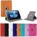 360 Rotating Leather Case Cover Flip Stand Wallet for Lenovo Tab M7 7" M8 8" E7 E8 Tablet