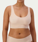 8 Pack Sloggi Zero Feel Invisible Comfort Women Bra Crop Top Peanut Butter Beige Bulk