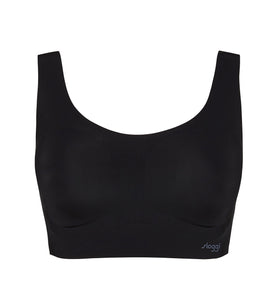 Sloggi Zero Feel Crop Top Invisible Comfort Womens Wire Free Wireless Bra Padded