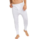 2x Holeproof Aircel Thermal Mens White Long Johns Sleep Pants Underwear MYPY1A Bulk