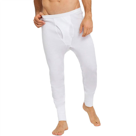 Holeproof Aircel Thermal Mens Long Johns Warm Pants Underwear White MYPY1A Waffle Knit