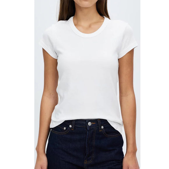 Bonds Icons Crew Neck Tee Womens Cotton Short Sleeve Top T-Shirt White CR9DI
