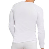 2 Set Black White Holeproof Aircel Thermal Men Long Sleeve Top & Long Johns Pants Base Layer