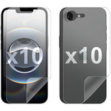 10 Set Soft PET Film Screen Protector Guard for Apple iPhone 17e Front and Back Bulk