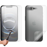 3 Set Tempered Glass Screen Protector for Apple iPhone 17e Front and Film Back Bulk