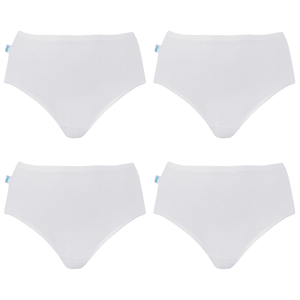 4 Pack Sloggi Originals Hikini Womens Underwear Undies Panties Briefs White High Waisted Bikini Bulk