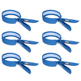 6pcs Portwest Cooling Wicking Sun Protection Padded Neck Scarf Bandana Blue CV05 Bulk
