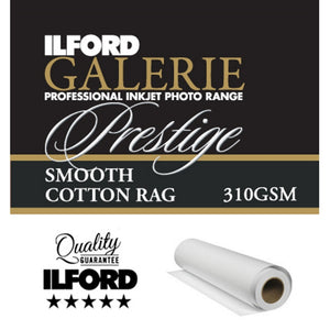 Ilford Galerie Prestige Smooth Cotton Rag Photo Paper Rolls 310GSM