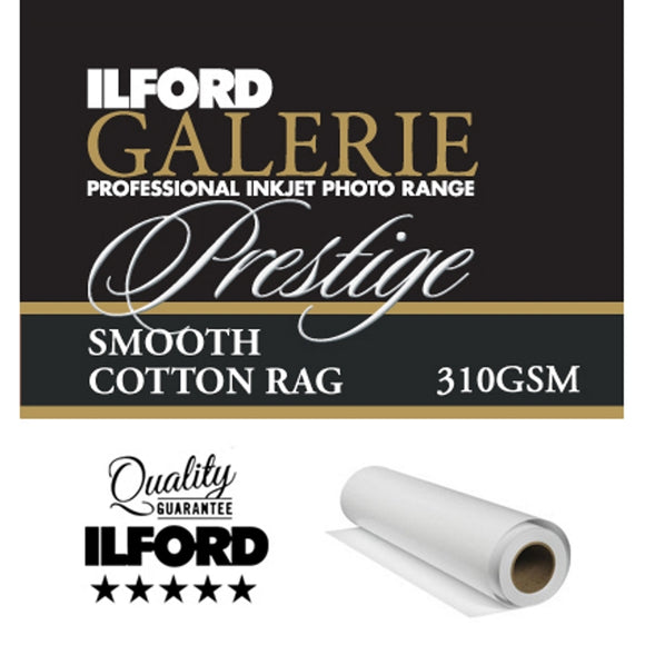 Ilford Galerie Prestige Smooth Cotton Rag Photo Paper Rolls 310GSM