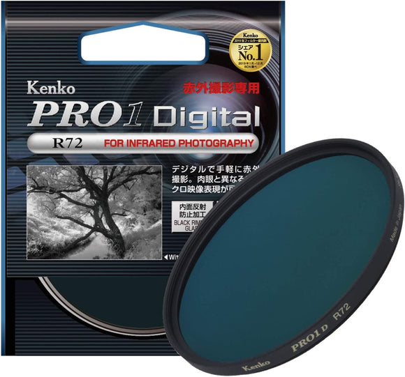 Kenko Pro1 Digital Multi Coated R72 Camera Lens Filter for Infrared Photography