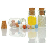 10pcs 10x18mm Small Clear Aromatherapy Essential Oil Glass Bottle Vial Container