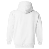 Personalised Mens Custom Printed White Hoodie Hooded Sweatshirt Logo Printing