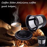 Reusable Filter Pod Refill K-Cup Keurig Breville Cuisinart Coffee Maker