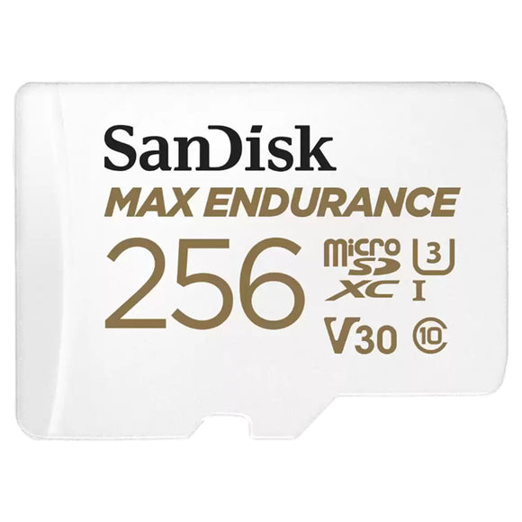 SanDisk Max Endurance 256GB UHS-I C1 Micro SDXC Memory Card with Adapter
