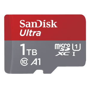 SanDisk Ultra 1TB 120MB/s Micro SDXC Memory Card with Adapter A1 C10 U1 UHS-I