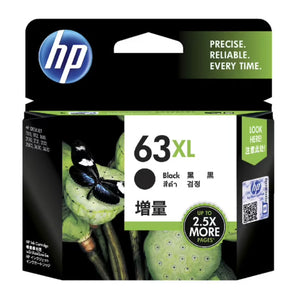 Genuine Original HP 63XL Black Ink Cartridge F6U64AA