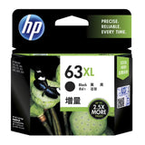 HP 63XL Ink Cartridge Black Cyan Magenta Yellow 4 inks Value Pack