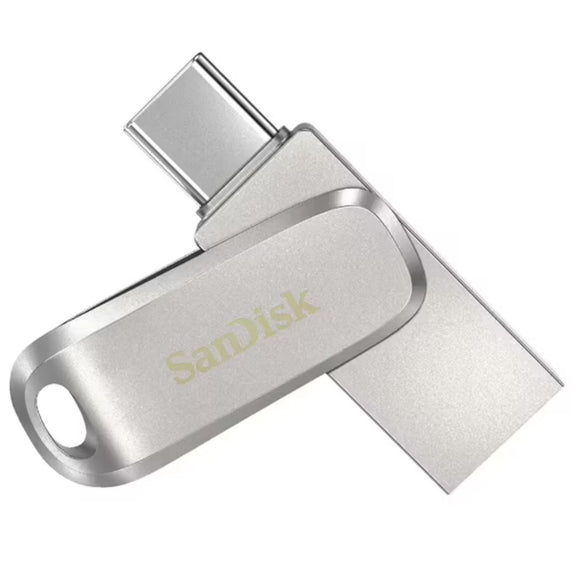 SanDisk Ultra 512GB 150MB/s USB-A and USB 3.1 Type-C Dual Thumb Flash Drive Luxe
