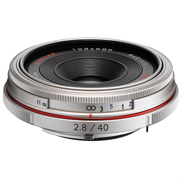 Pentax DA 40MM F/2.8 LTD HD Digital Camera Lens Silver Travel Outdoor 21400