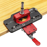 35MM Hinge Boring Hole Drill Guide Locator Jig Clamp Woodworking Tool Kit