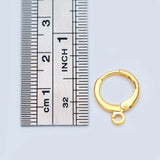 10pcs Earrings Silver Gold Hypoallergenic Round Leverback Ear Hooks Findings