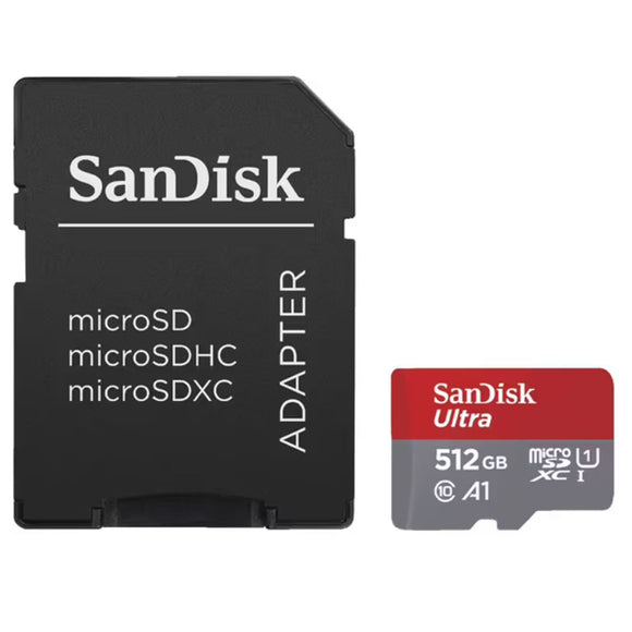 SanDisk Ultra 512GB SQUA4 A1 C10 U1 UHS-I 120MB/s Micro SDXC Memory Card