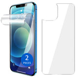 2pcs Soft Film Screen Protector for Apple iPhone 13 Pro Max Mini Front and Back