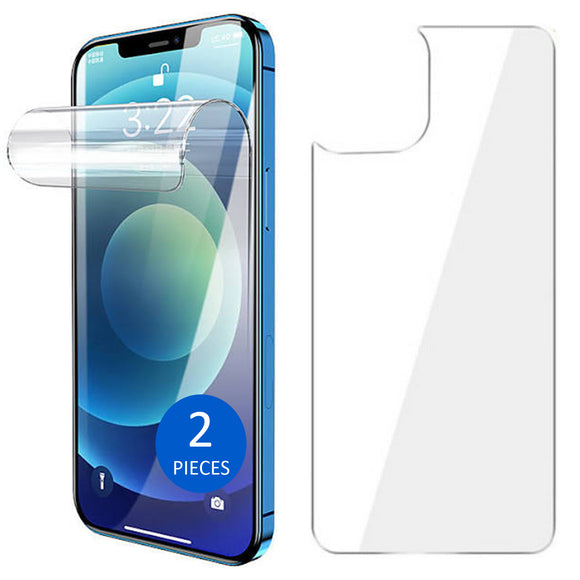 2Pk Soft PET Film Screen Protector Guard for Apple iPhone 14 PLUS Front and Back
