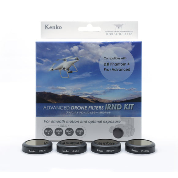Kenko Drone Camera Filter Kit for DJI Phantom 4 PRO Advance IRND ND4/8/16/32 4pk