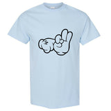 Glove Hands Sex Finger Rude Funny Art Men T Shirt Tee Top