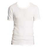 3 Pk Holeproof Aircel Thermal Mens T-shirt Short Sleeve Tee Top MYQ31A White Waffle Knit