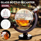 850ml Glass Decanter Globe Whiskey Spirits Wine Bottle Container Liquor Drink