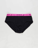 8 Pack Bonds X-Temp Briefs Mens Cotton Sports Undies Underwear Black MXEG4A Bulk