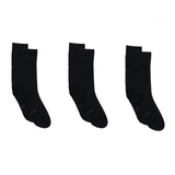 3 Pairs Bonds Very Comfy Viscose Bamboo Blend Mens Crew Work Socks Black SXJX3N