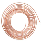 25ft 3/16 Steel Copper Brake Line Tubing Kit Pipe Wire Coil Fitting Nut Joiner