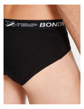 8 Pack Bonds X-Temp Briefs Mens Cotton Sports Undies Underwear Black MXEG4A Bulk