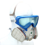 Full Face Safety Respirator Gas Mask Goggles Cover Spray Paint Dust Chemical Shield