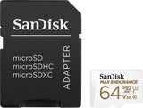 SanDisk Max Endurance MicroSDXC SQQVR 64GB 100MB/s Micro SD Card with Adapter