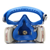 Full Face Safety Respirator Gas Mask Goggles Cover Spray Paint Dust Chemical Shield