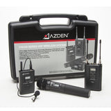Azden 330LH UHF On-Camera Hand-Held Body-Pack Microphone System Kit AZD330LH
