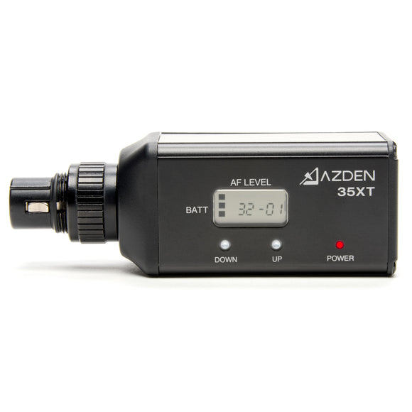Azden 35XT 300 Series UHF Plug-In Transmitter Fit 310UDR and 330UPR Receivers AZD35XT