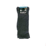 7 Pairs Bonds Circulation Crew Very Comfy Cotton Mens Socks Black SZFP2N Bulk