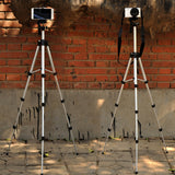 Professional Camera DSLR Camcorder Phone Adjustable Tripod Stand Holder