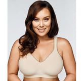 Playtex Comfort Revolution Flex Fit Womens Wire Free Nude Sports Bra Crop Top Y1239H