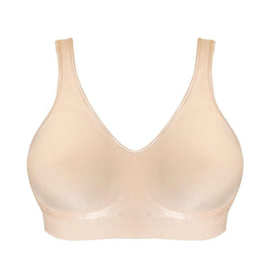 Playtex Comfort Revolution Flex Fit Womens Wire Free Nude Sports Bra Crop Top Y1239H